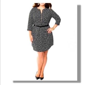🆕Lane Bryant Polka Dot Shirt Dress